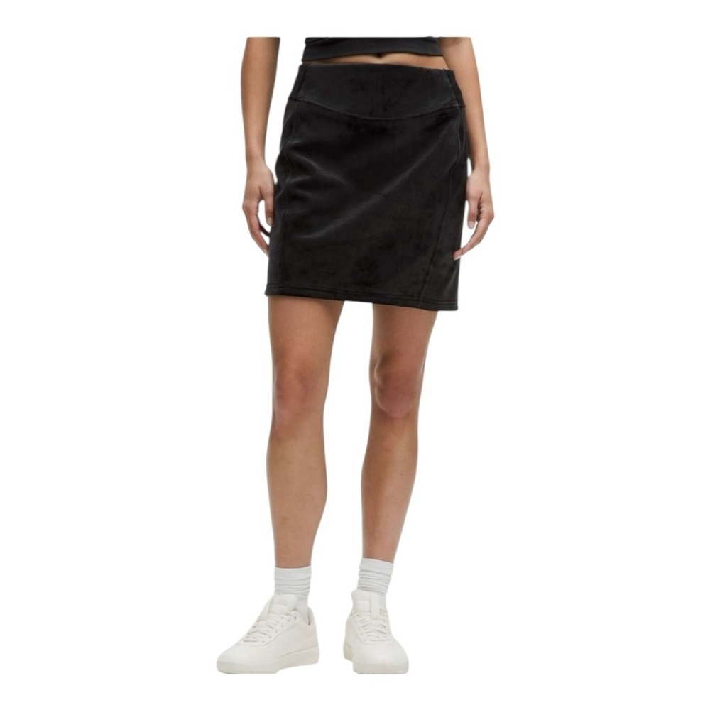 Lululemon Scuba High-Rise Mini Skirt *Velvet, Black, Size XS (4) & M 8 NWT
